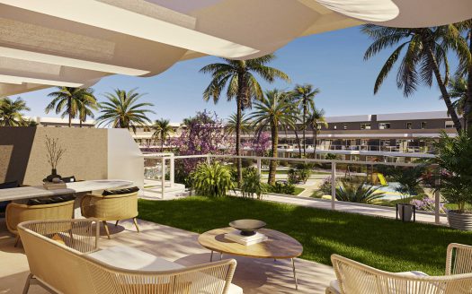 Nowy apartament przy polach golfowych, 10 minut od centrum Alicante i lotniska