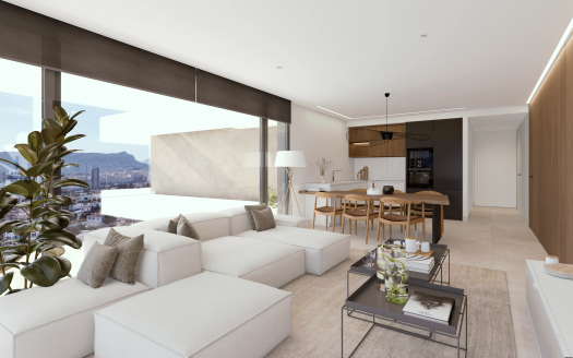 Nowoczesny apartament z panoramicznym widokiem na morze – Calpe