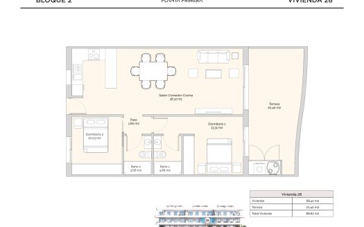 Nowy apartament przy polach golfowych z widokiem na morze i góry w pobliżu Benidorm