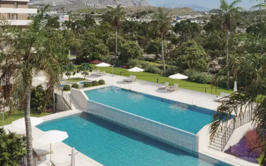 Nowoczesny apartament w nowym budownictwie, Villajoyosa, Benidorm