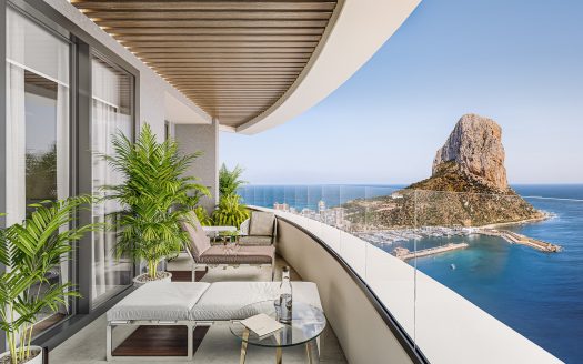 Mieszkanie z trzema sypialniami w nowoczesnym apartamentowcu tuż przy plaży, Calpe