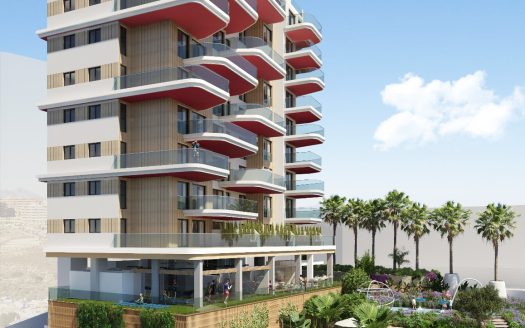 Ekskluzywny apartament z dwoma sypialniami, dużym tarasem i widokiem na morze oraz górę Ifach, Calpe