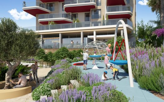 Ekskluzywny apartament z dwoma sypialniami, dużym tarasem i widokiem na morze oraz górę Ifach, Calpe