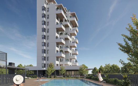 Nowy apartament z widokiem na lagunę, blisko plaży w Calpe