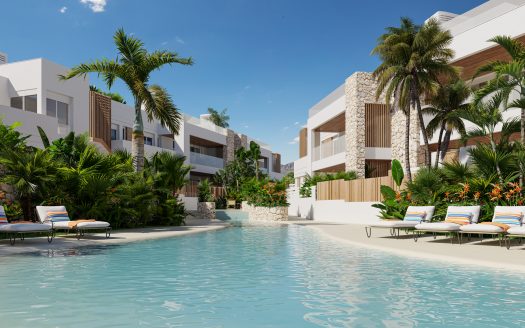 Bungalow parterowy 150 m od plaży – San Juan de los Terreros