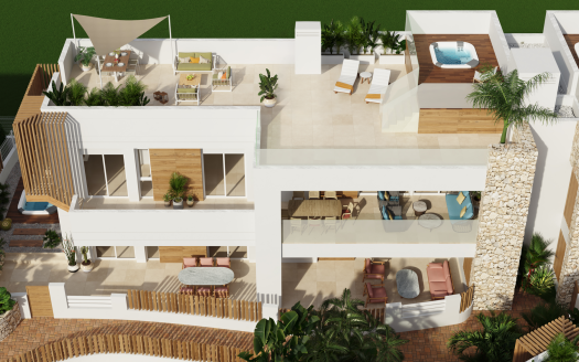 Bungalow parterowy 150 m od plaży – San Juan de los Terreros