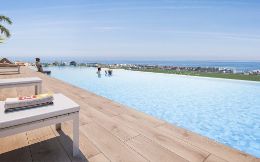 Apartament z 2 sypialniami i przestronnym tarasem – okolice Estepony