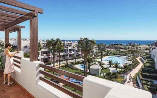 Nowy apartament z tarasem, blisko plaży, Costa de Almería