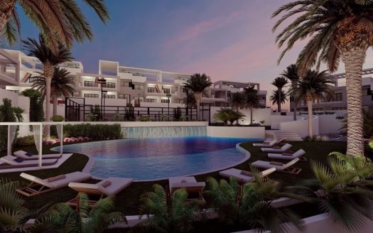 Nowy bungalow z dwoma tarasami w Torrevieja Los Balcones – umeblowanie w cenie