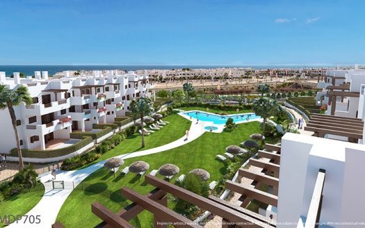 Plaża, basen i pełna infrastruktura – apartamenty w San Juan de los Terreros od 157 000 €