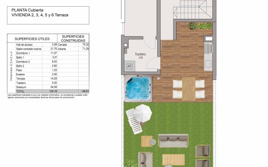 Penthouse z 2 sypialniami z rynku pierwotnego z widokiem na morze, tuż przy plaży w Santa Pola