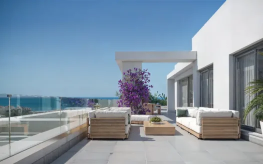 Nowoczesny apartament z dużym tarasem, blisko plaży, okolice Marbelli