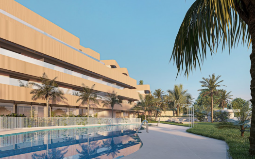 Nowoczesny apartament z przestronnym tarasem w Esteponie na Costa del Sol