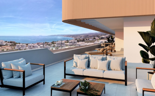 Nowoczesny apartament z przestronnym tarasem w Esteponie na Costa del Sol