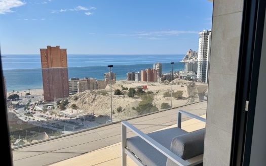 Luksusowy apartament z widokiem na morze, 300m od plaży – Benidorm