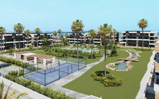 Narożny apartament z 2 sypialniami i dużym tarasem – Torrevieja