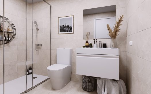 Nowy apartament z trzema sypialniami i dużym tarasem w Gran Alacant, kilka minut od plaży.