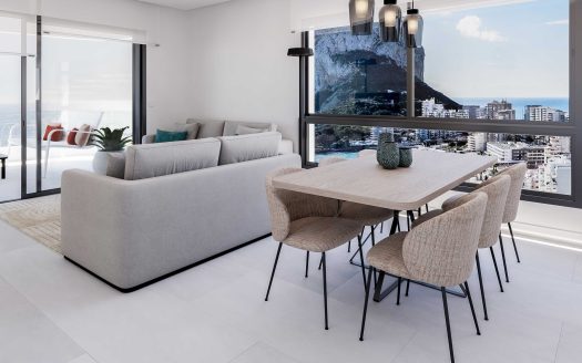 Komfortowy apartament z dużym tarasem – Calpe, plaża La Fossa