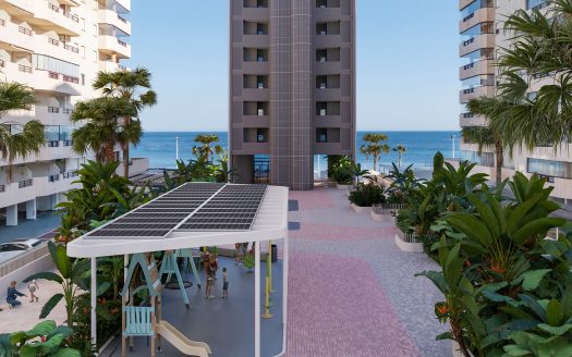 Apartament z dwoma sypialniami w pierwszej linii plaży La Fossa – Calpe