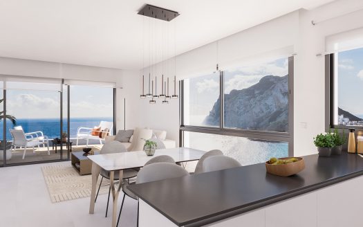 Komfortowy apartament z dużym tarasem – Calpe, plaża La Fossa