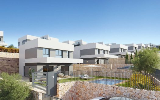 Willa z 4 sypialniami z prywatnym ogrodem z widokiem na Benidorm – Twój dom w Hiszpanii – gotowy do odbioru!