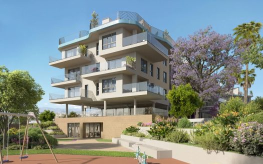 Apartament 100 m od morza – duży taras i wysoki standard wykończenia – Villajoyosa