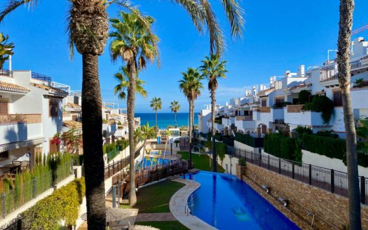 Apartament z panoramicznym widokiem na morze i prywatnym solarium – La Mata, Torrevieja