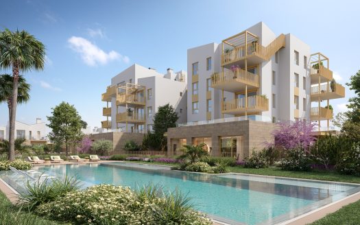 Apartament 2 sypialnie z tarasem i garażem – Dénia, Costa Blanca