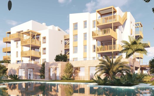 Apartament 2 sypialnie z tarasem i garażem – Dénia, Costa Blanca