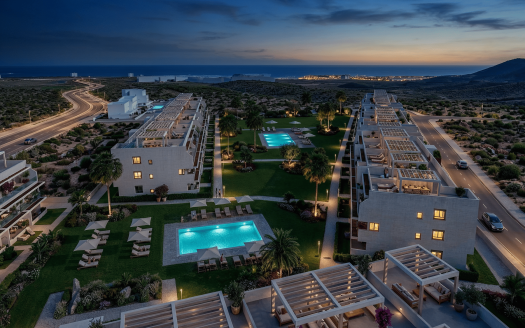 Nowy Penthouse z prywatnym solarium z widokiem na morze na Costa de Almería – blisko plaży