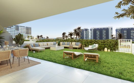 Apartament na 8 piętrze w Punta Prima – taras, baseny i strefa wellness