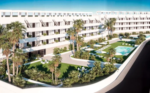 Nowy apartament z tarasem i 2 sypialniami w Finestrat, 3 baseny na osiedlu
