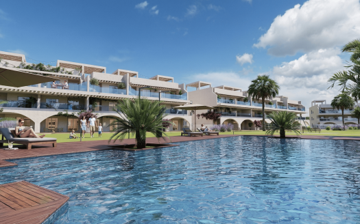 Nowy Penthouse z prywatnym solarium z widokiem na morze na Costa de Almería – blisko plaży